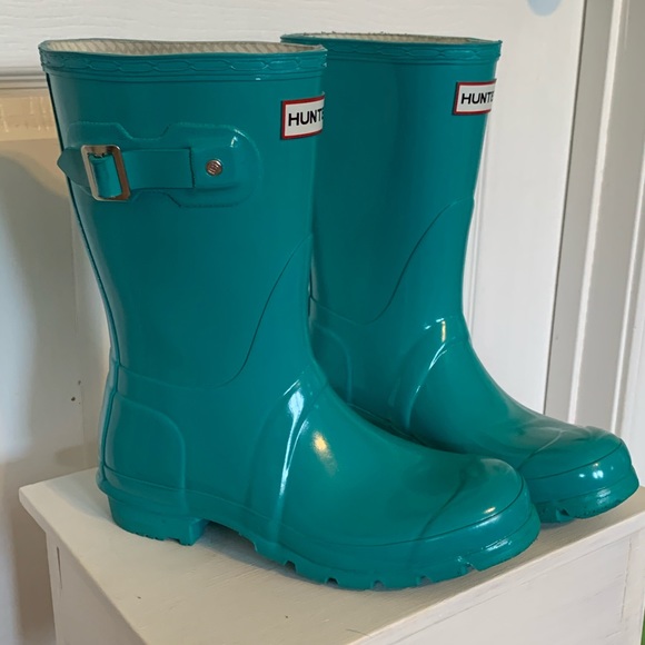 Hunter Original Short Gloss Rain Boots - Picture 2 of 11